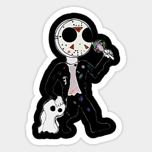 Trick or Treat Jason Sticker